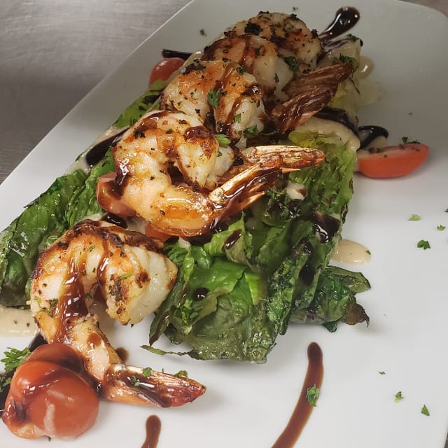 Grilled Romaine.