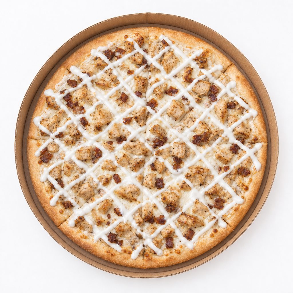Bacon Chicken Ranch Pizza (14").