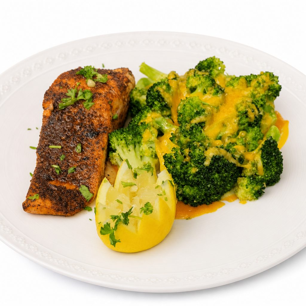 Grilled or Blackened Salmon.