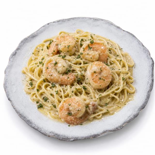 Shrimp Scampi Pasta.