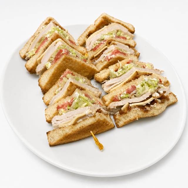 Turkey Club Sandwich.