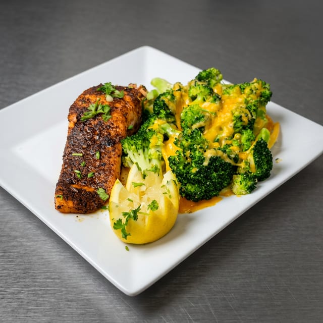 Grilled or Blackened Salmon.