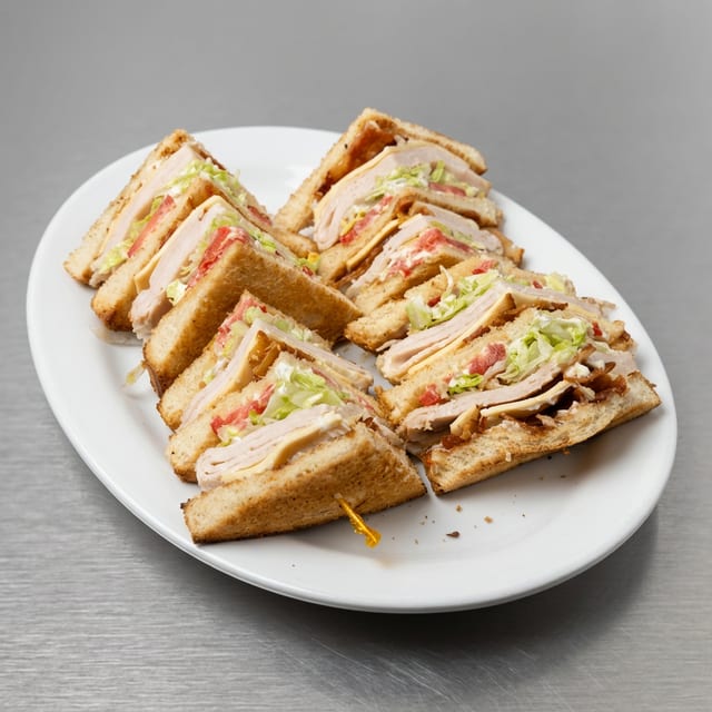 Turkey Club Sandwich.